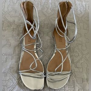 Schutz silver sandal